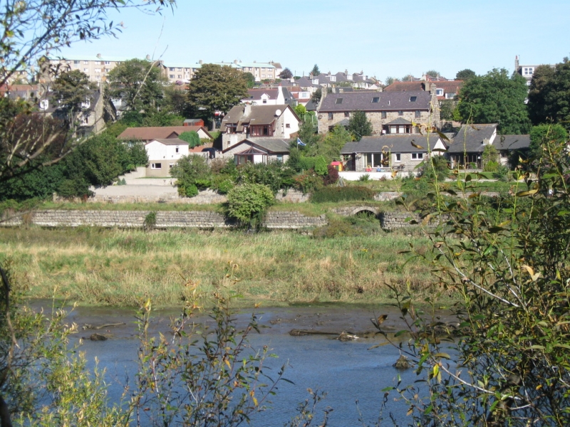 looking north from between Bridge of Don and Brig o' Balgownie